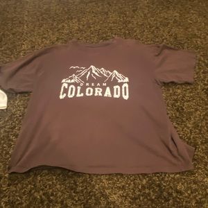 brown oversized tee